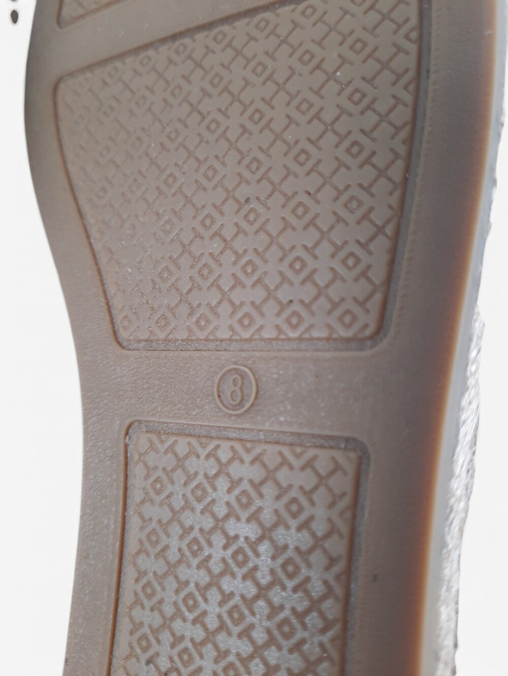 TORY BURCH Jute Espadrille Poppy Leather Canvas Cap Toe Pale Pink Ivory Logo 8 - Picture 11 of 11